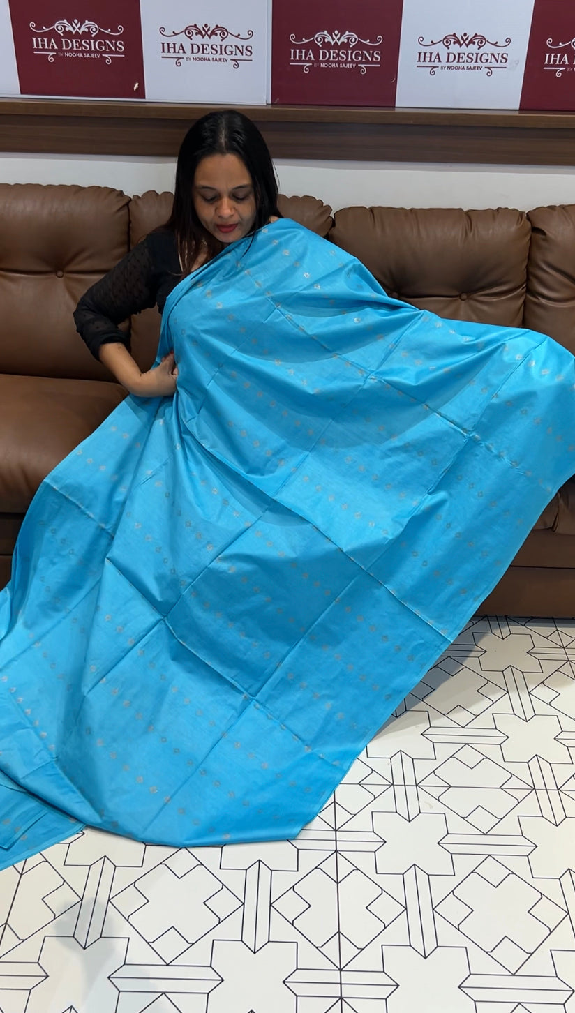 BUDGET BUY SEMI TUSSUR SAREES - IHA 6491