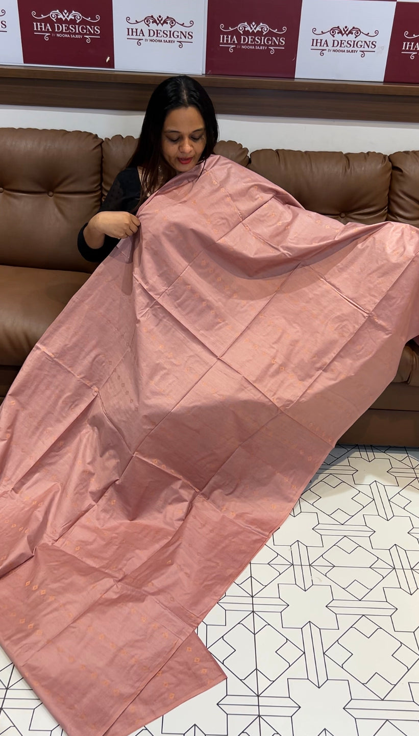 BUDGET BUY SEMI TUSSUR SAREES - IHA 6491
