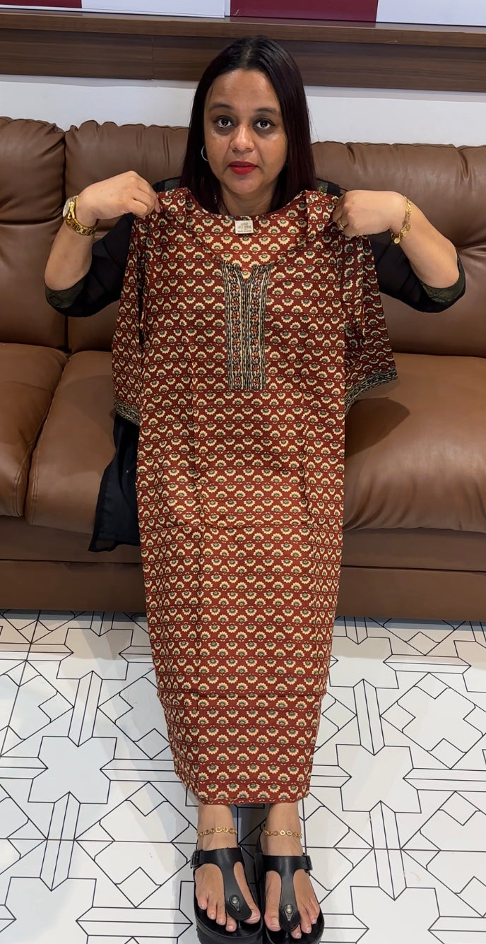 BUDGET BUY COTTON PRINTED KURTIS - IHA 9557