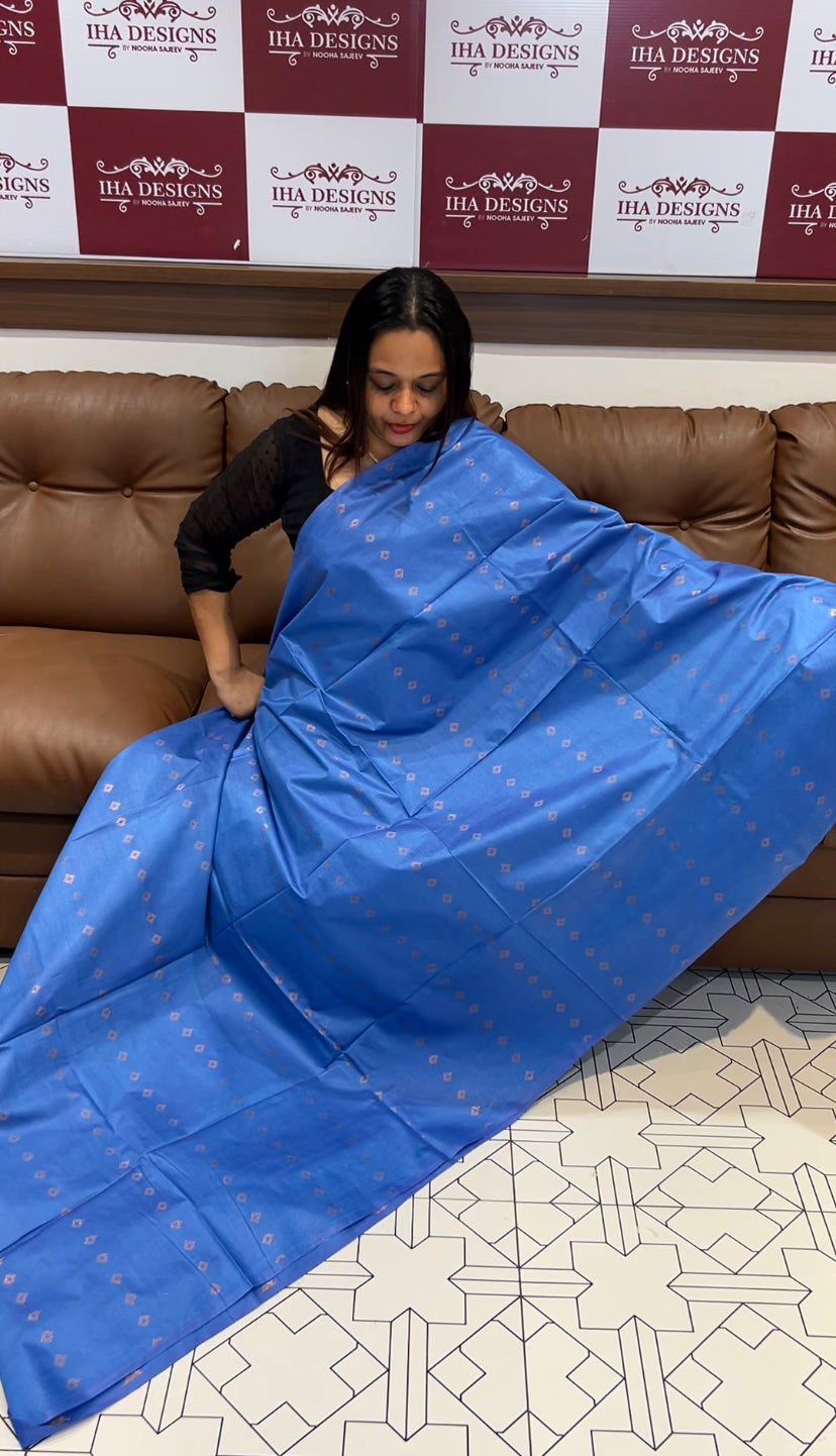 BUDGET BUY SEMI TUSSUR SAREES - IHA 6491