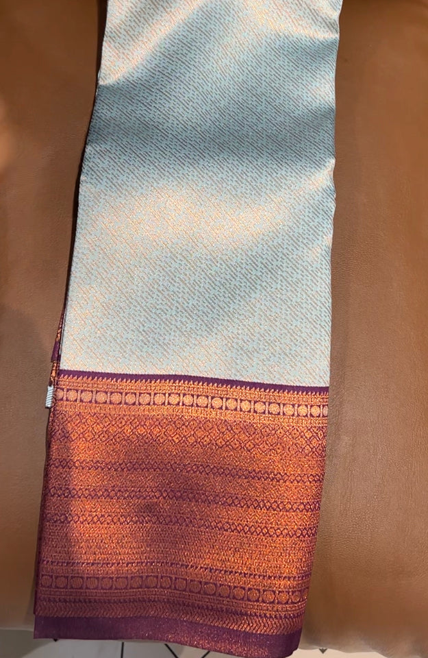 BUDGET BUY SEMI SILK SAREES - IHA 6345