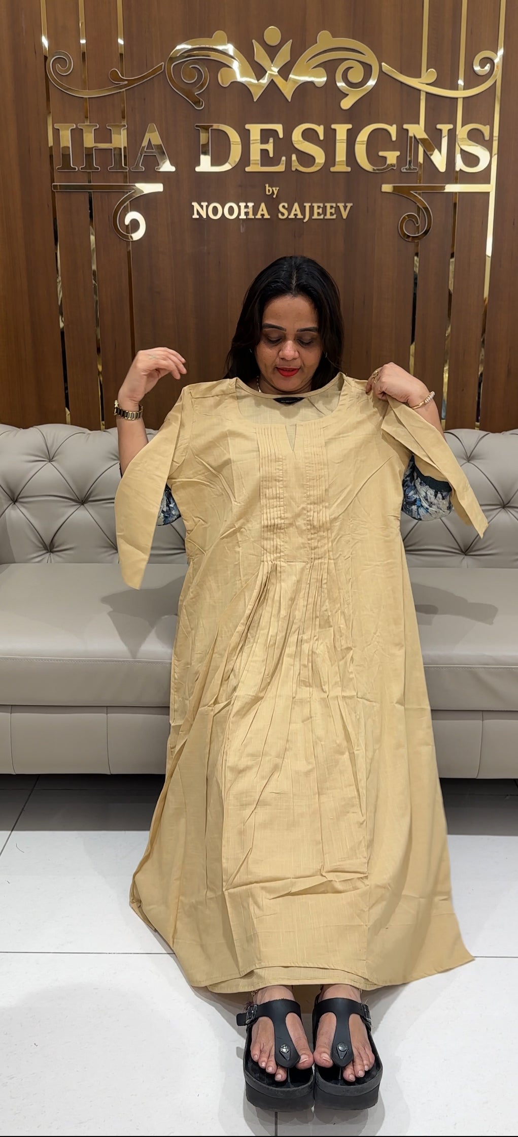 IHA'S IN-HOUSE COTTON TOP AND BOTTOM - IHA 23345