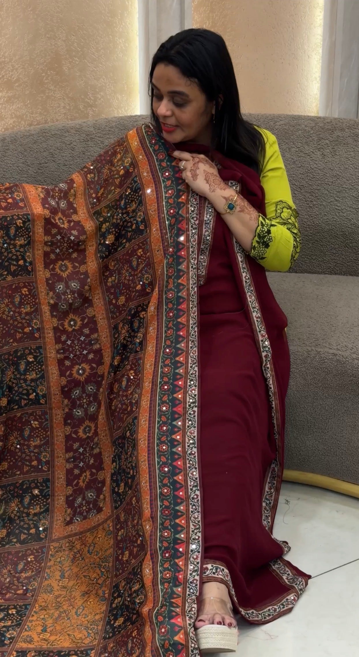 BUDGET UNSTITCHED SALWAR SUITS - IHA 33923