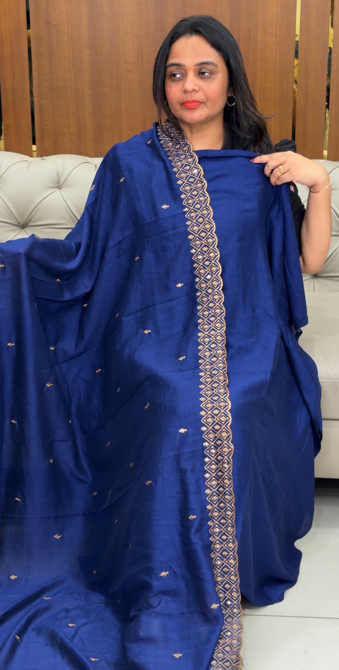 SEMI RAW SILK UNSTITCHED SALWAR SUITS - IHA 29869