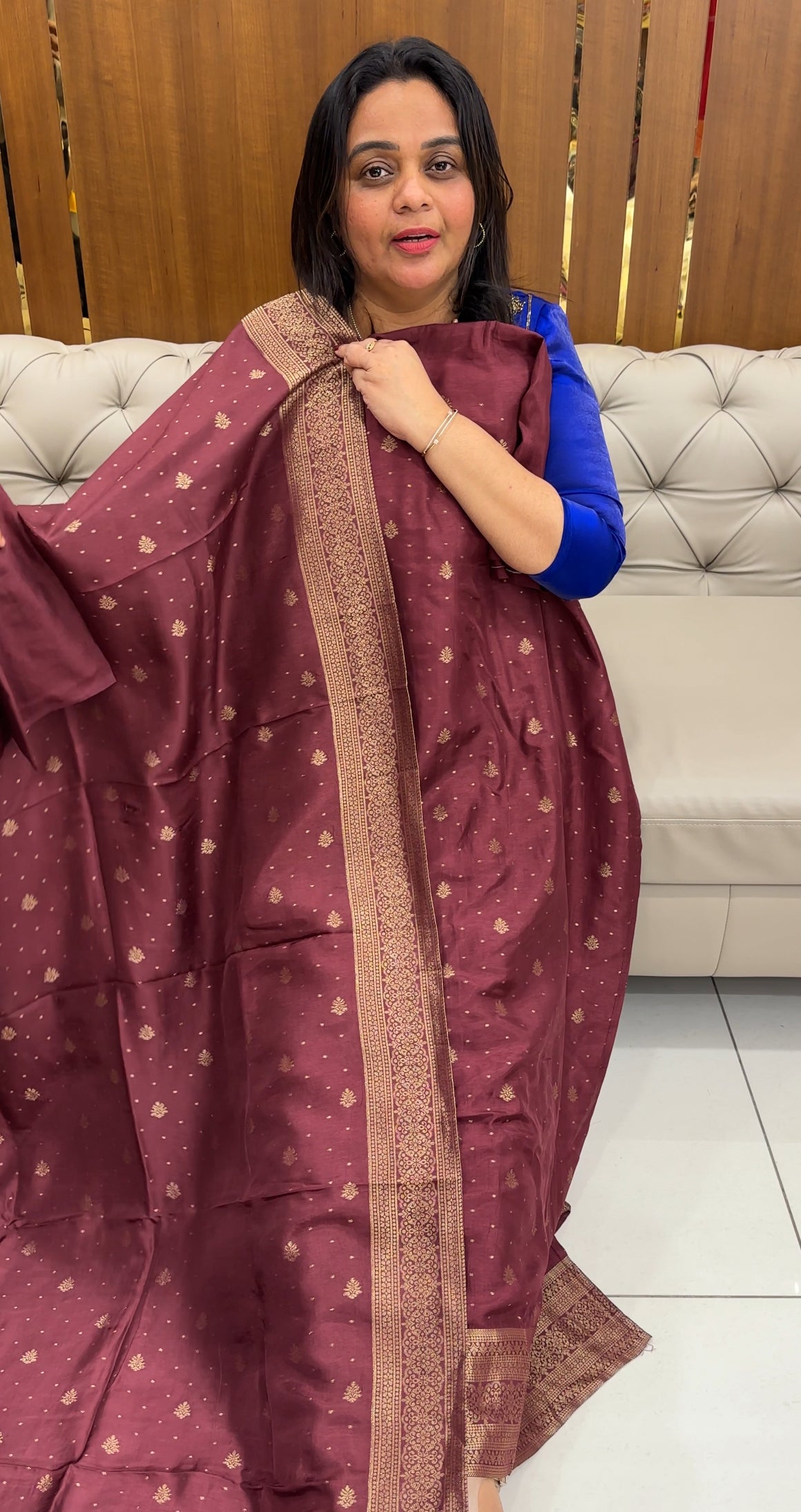 DOLA BANARASI UNSTITCHED SALWAR SUITS - IHA 27104