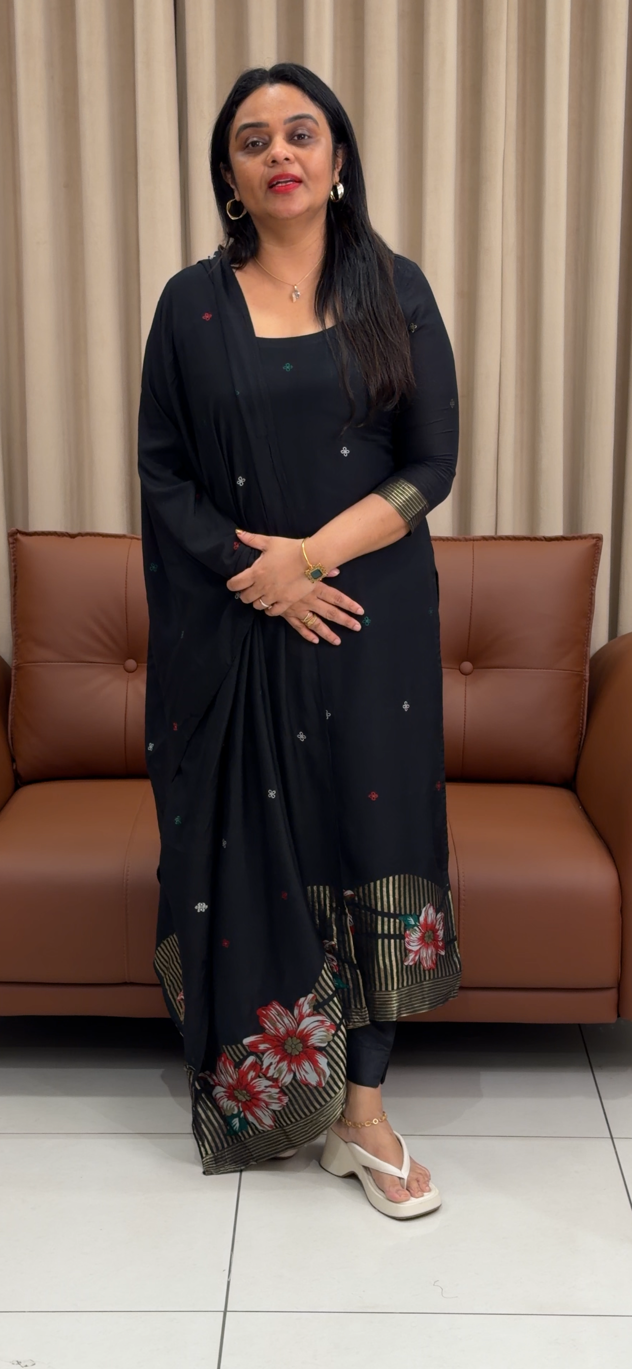 FORWARD SOFT MUL UNSTITCHED SALWAR SUITS - IHA 33498