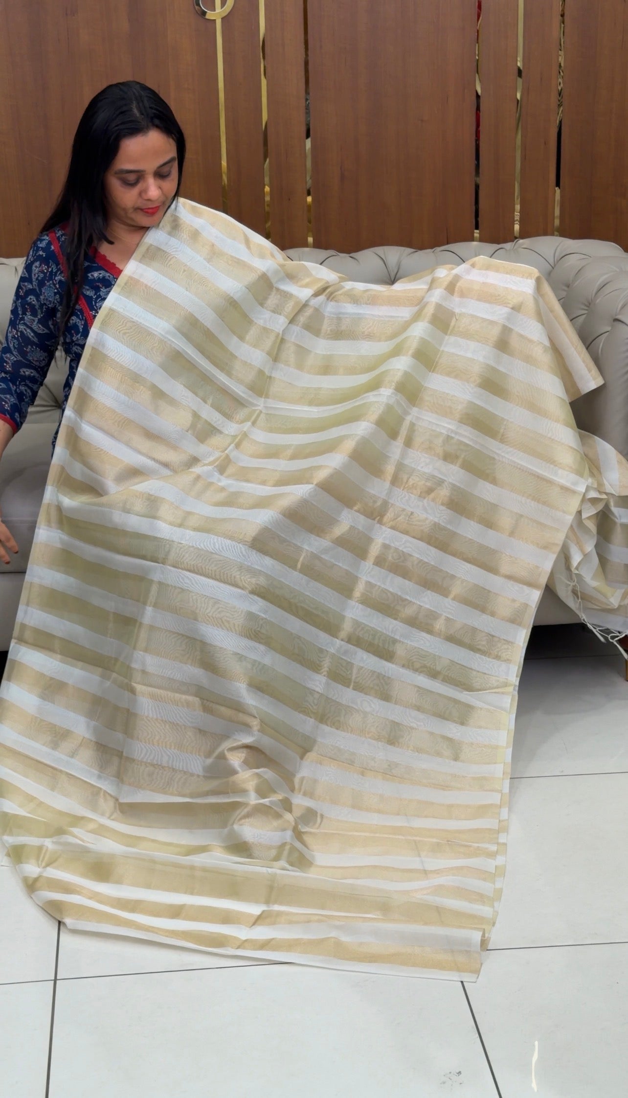 KERALA CREAM SAREES - IHA 31901