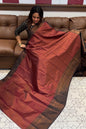 SEMI BROCADE SAREE - IHA 14568