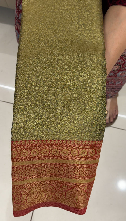 SEMI BROCADE SAREES - IHA 26999
