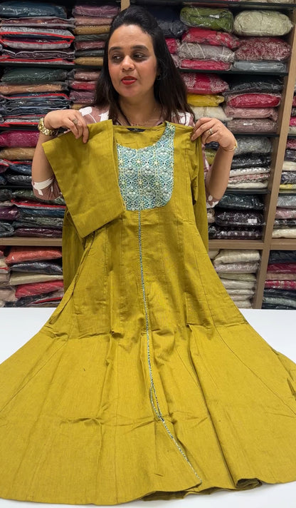 ANARKALI TOP AND BOTTOM - IHA 18108