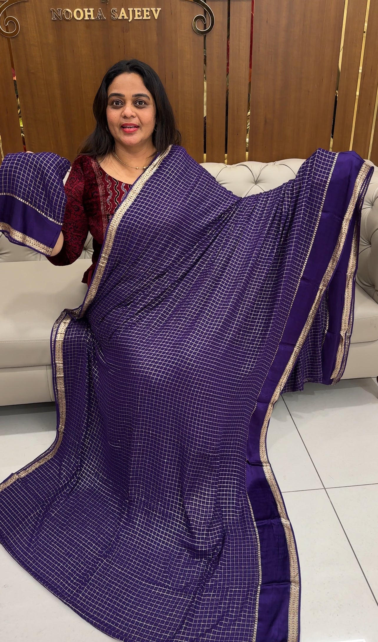 FORWARD SEMI BANARASI SAREES - IHA 26385