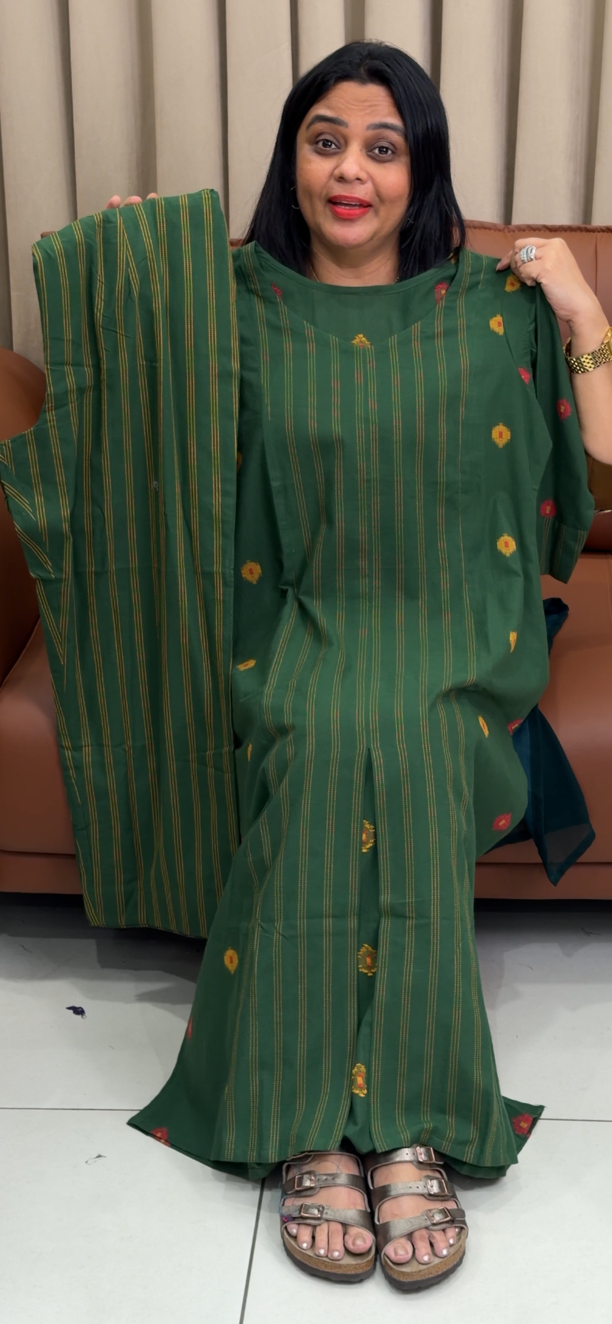IHA'S IN-HOUSE HANDLOOM CO-ORD SETS - IHA 35810