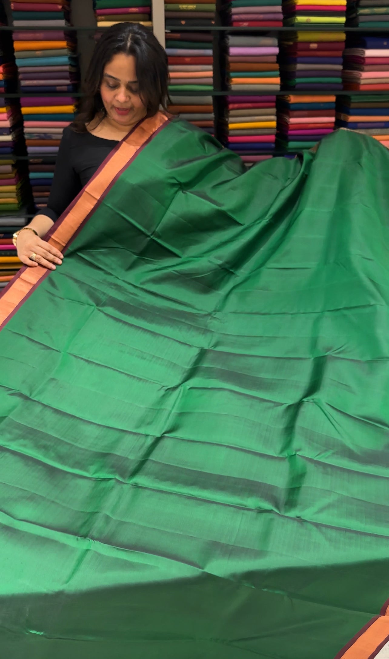SOFT SILK KANCHIPURAM SAREES - IHA 27114