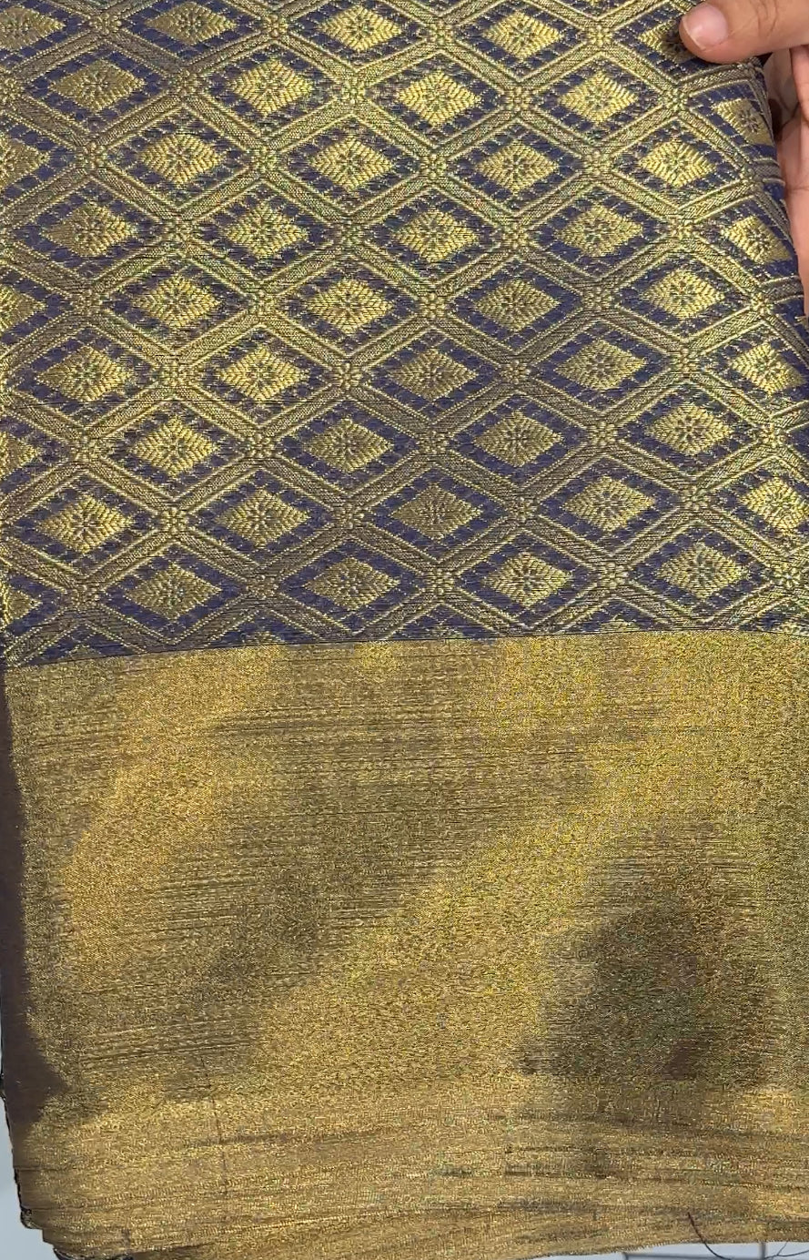 SEMI KATAN SAREE - IHA 17873