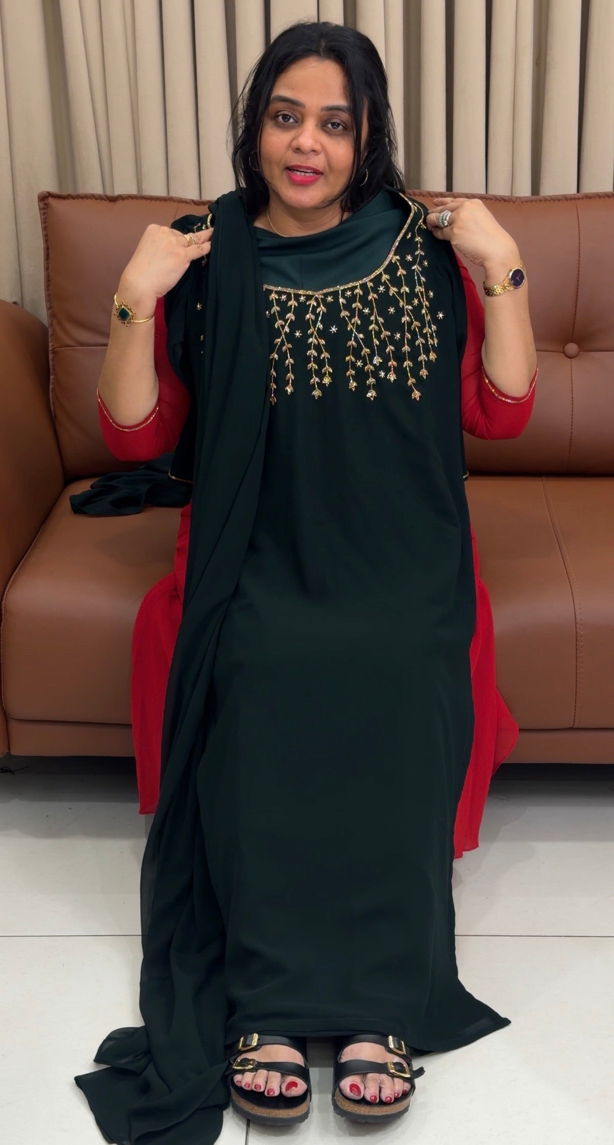 IHA'S IN-HOUSE HANDWORKED ALINE TOPS - IHA 34588