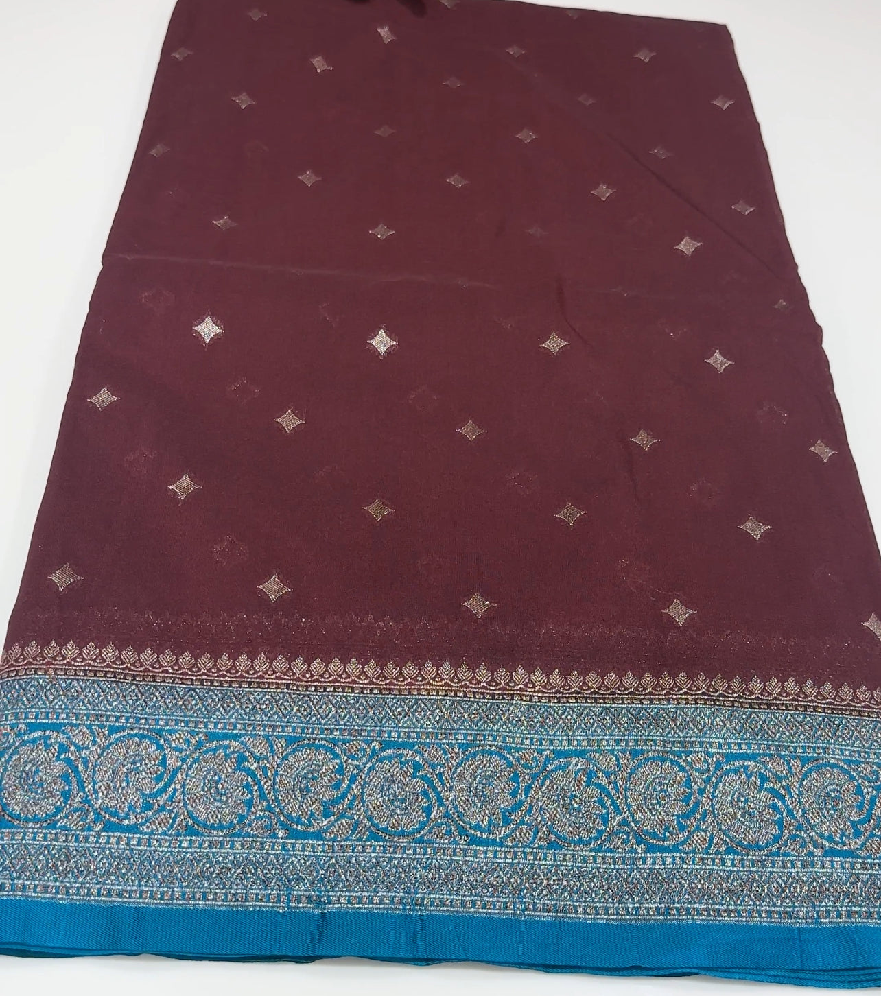 SEMI BANARASI  SAREES - IHA 16801