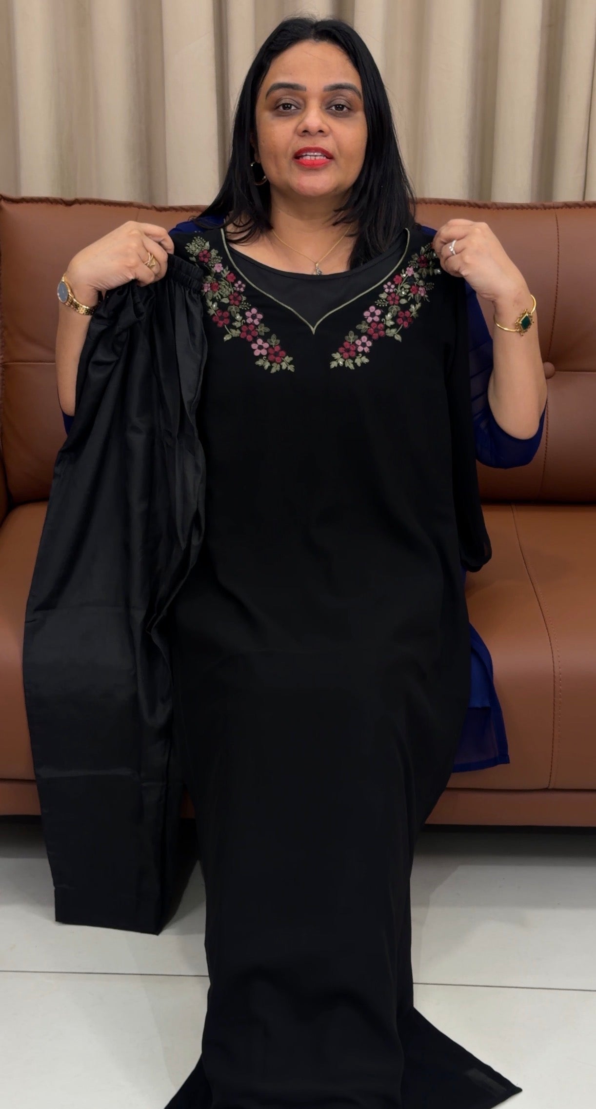 IHA'S IN-HOUSE GEORGETTE CO-ORDS SETS - IHA 33471