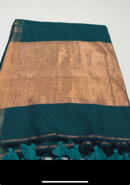 KHADDI COTTON SAREE - IHA 16967