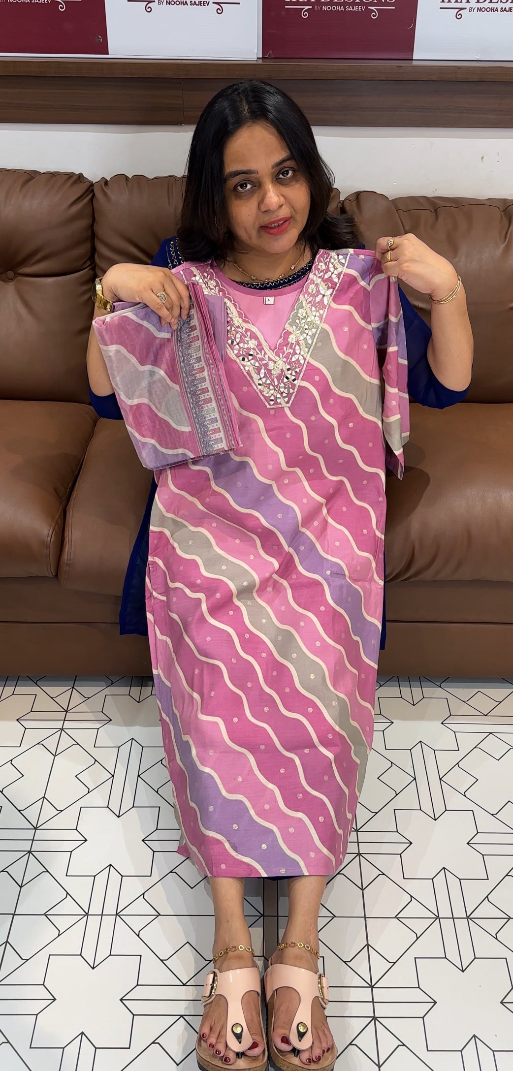 MUSLIN TOP,BOTTOM AND DUPATTA - IHA 29067