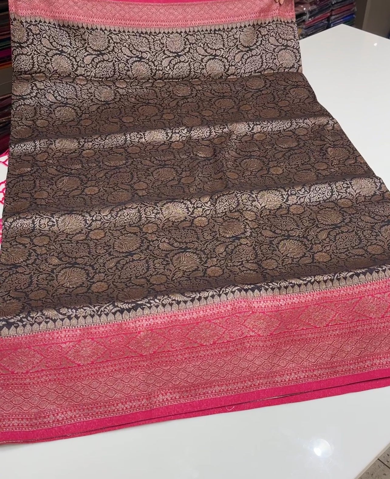 SEMI KATAN SAREES  - IHA 15235