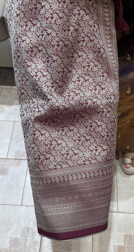 SEMI KATAN SAREES - IHA 22712