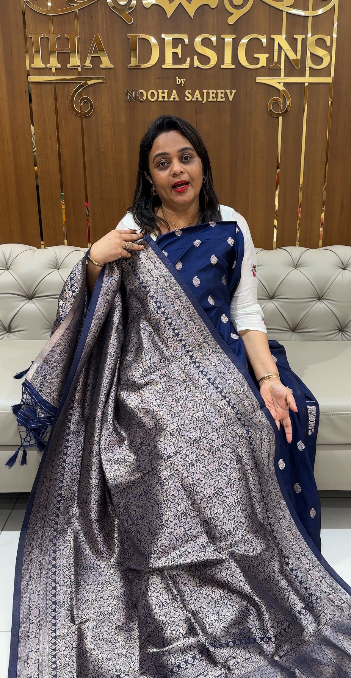 SEMI KATAN UNSTITCHED SALWAR SUITS - IHA 24636