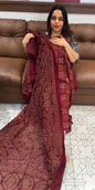 COTTON UNSTITCHED SALWAR SUITS - IHA 18187