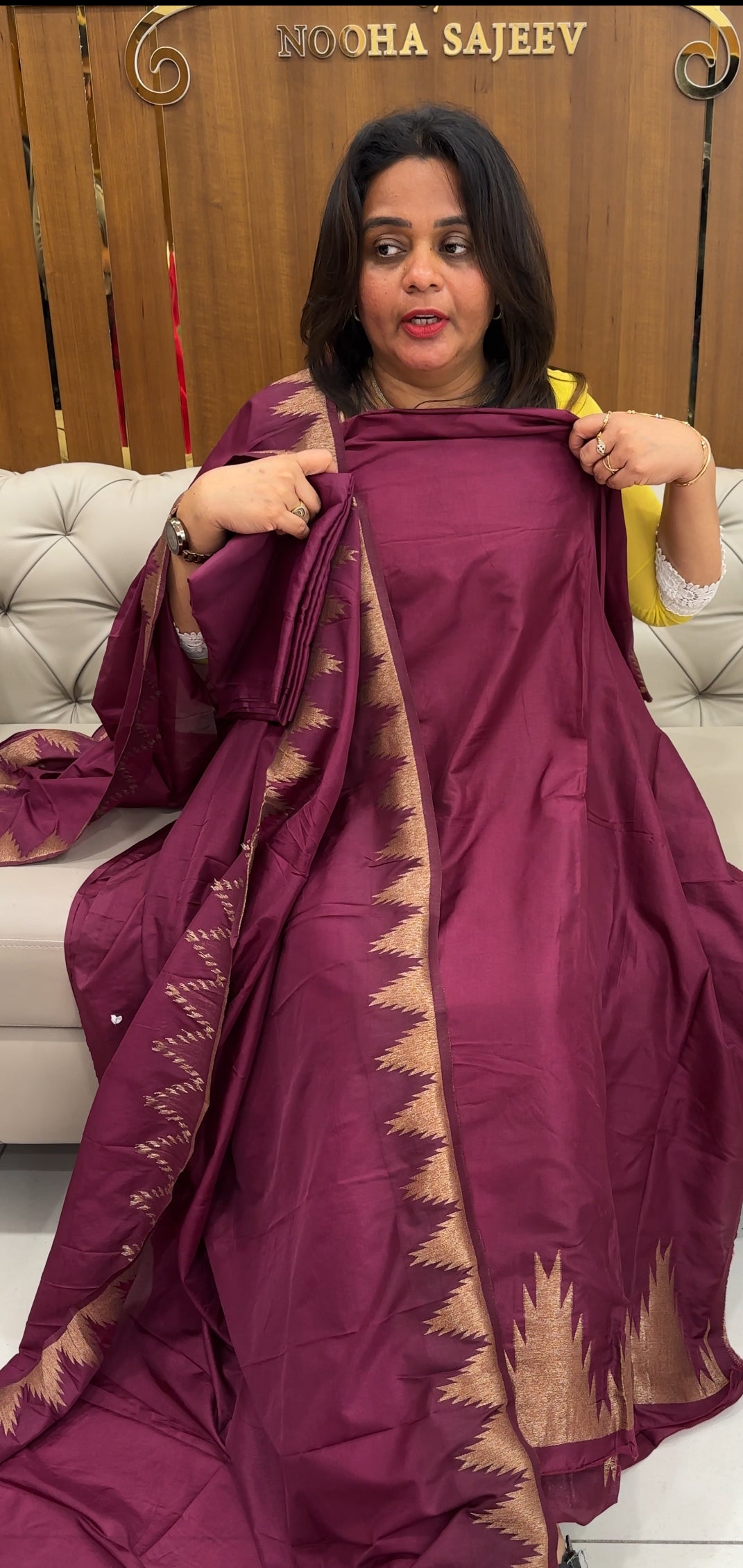 SEMI BANARASI UNSTITCHED SALWAR SUITS - IHA 25891