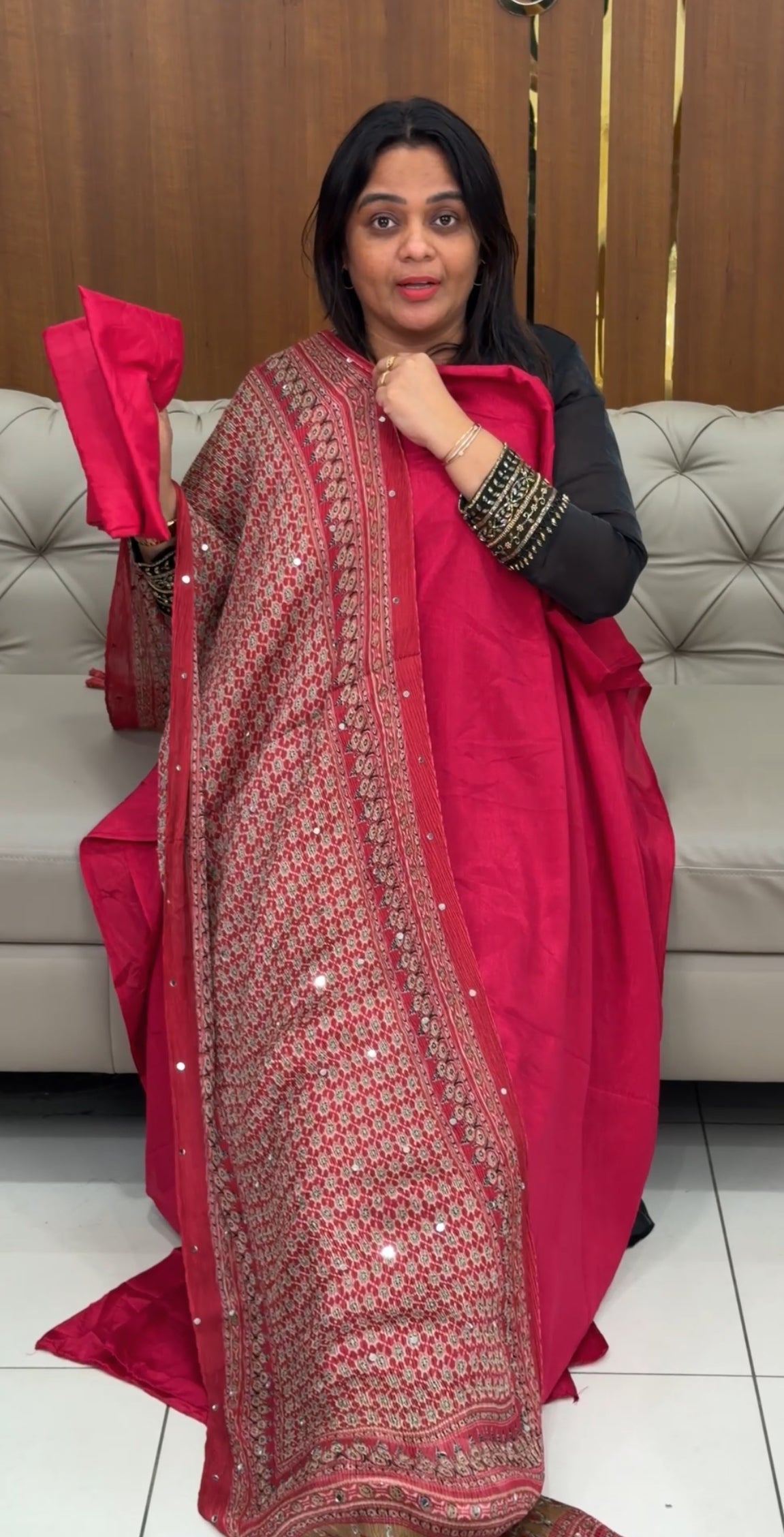 SEMI RAW SILK UNSTITCHED SALWAR SUITS - IHA 29078