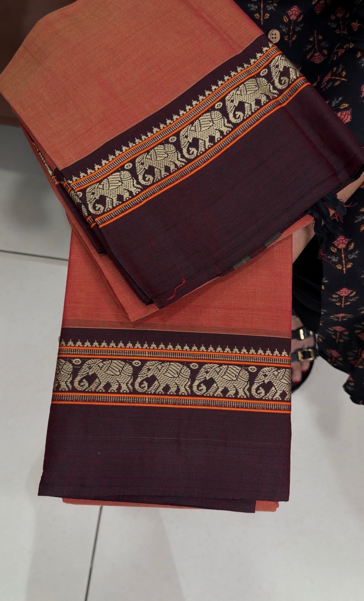 HANDLOOM COTTON UNSTITCHED SALWAR SUITS - IHA 34541