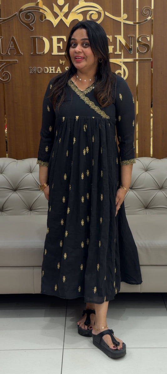 MUL CHANDERI ALINE TOPS - IHA 28742