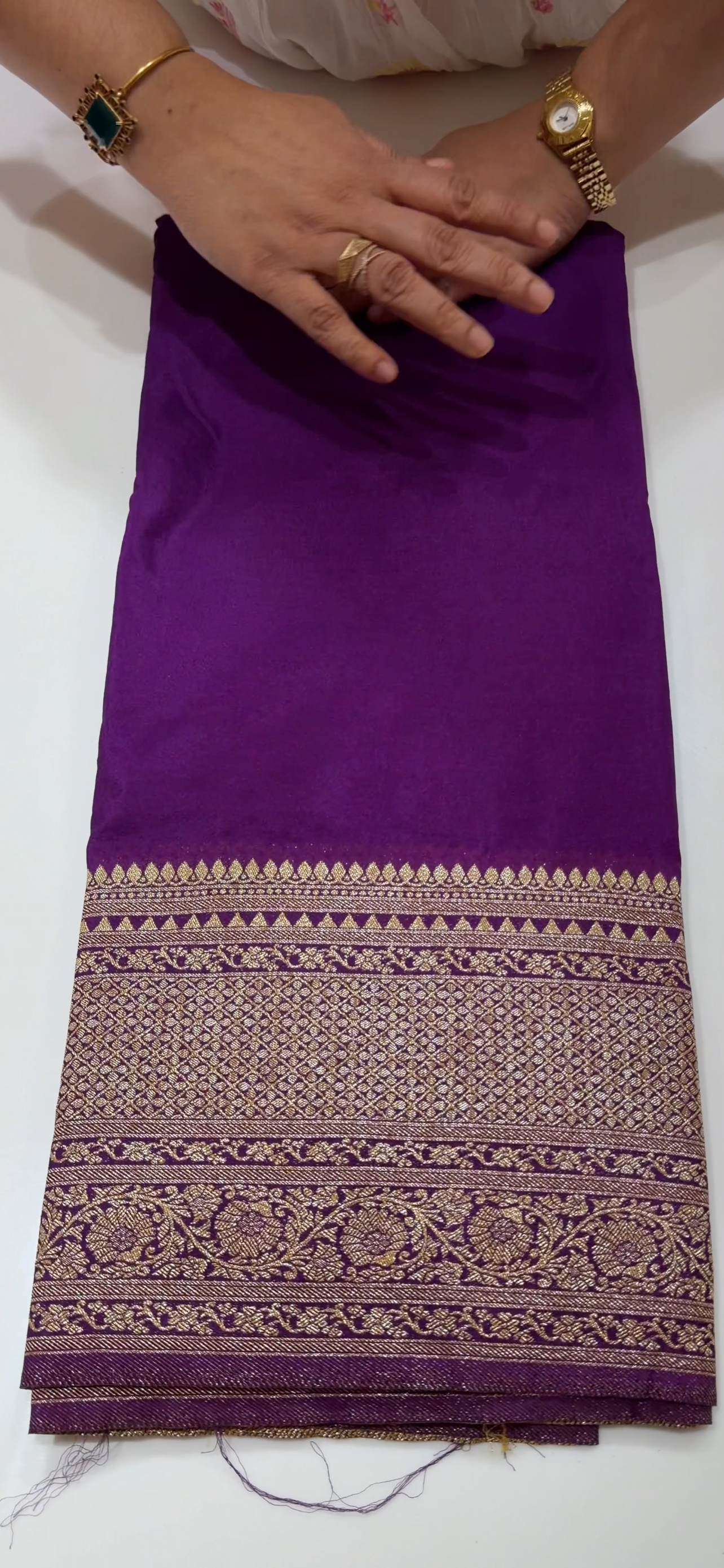 SEMI BANARASI SAREES - IHA 34575