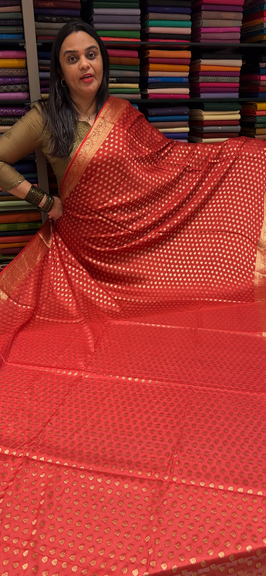 PLATINUM CHIFFON SAREES - IHA 31673