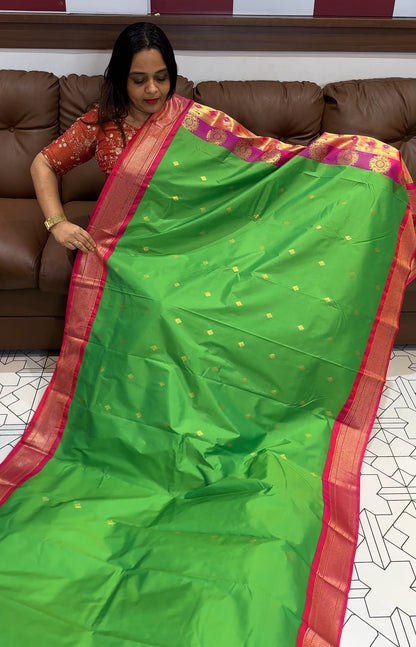 SEMI SILK SAREES - IHA 18756