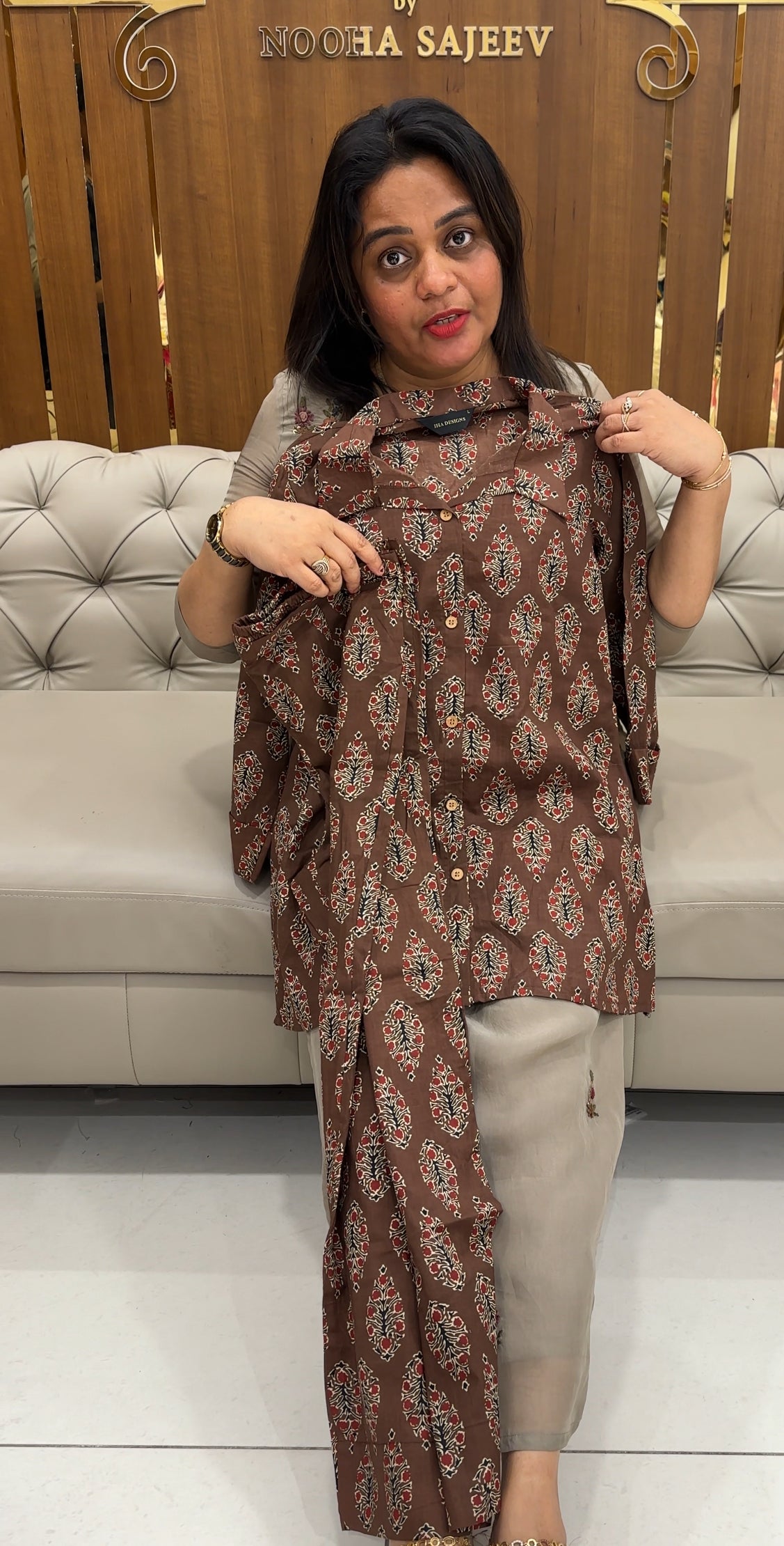 COTTON PRINTED SHORT CO-ORDS SETS - IHA 25845