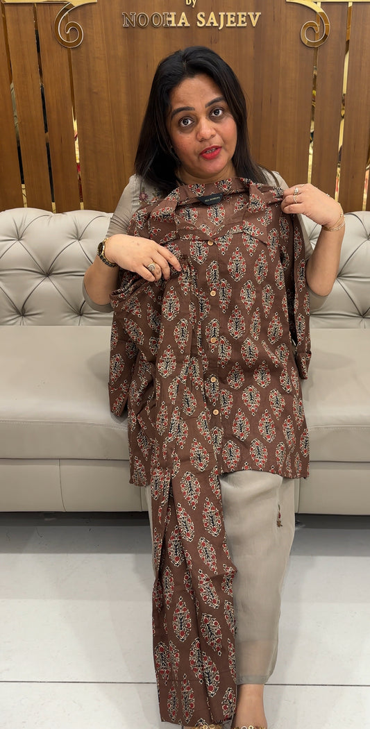 COTTON PRINTED SHORT CO-ORDS SETS - IHA 25845