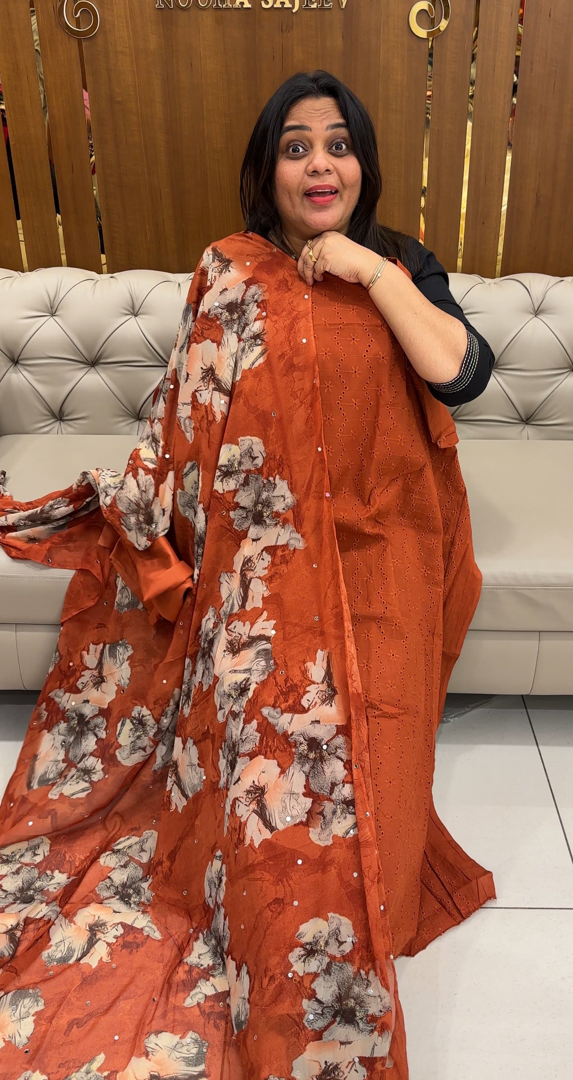 FORWARD HAKOBA COTTON UNSTITCHED SALWAR SUITS - IHA 28300