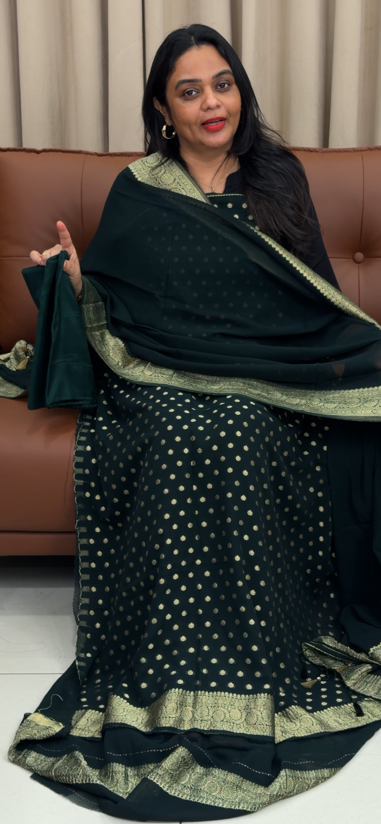 VISCOSE GEORGETTE UNSTITCHED SALWAR SUITS - IHA 33456