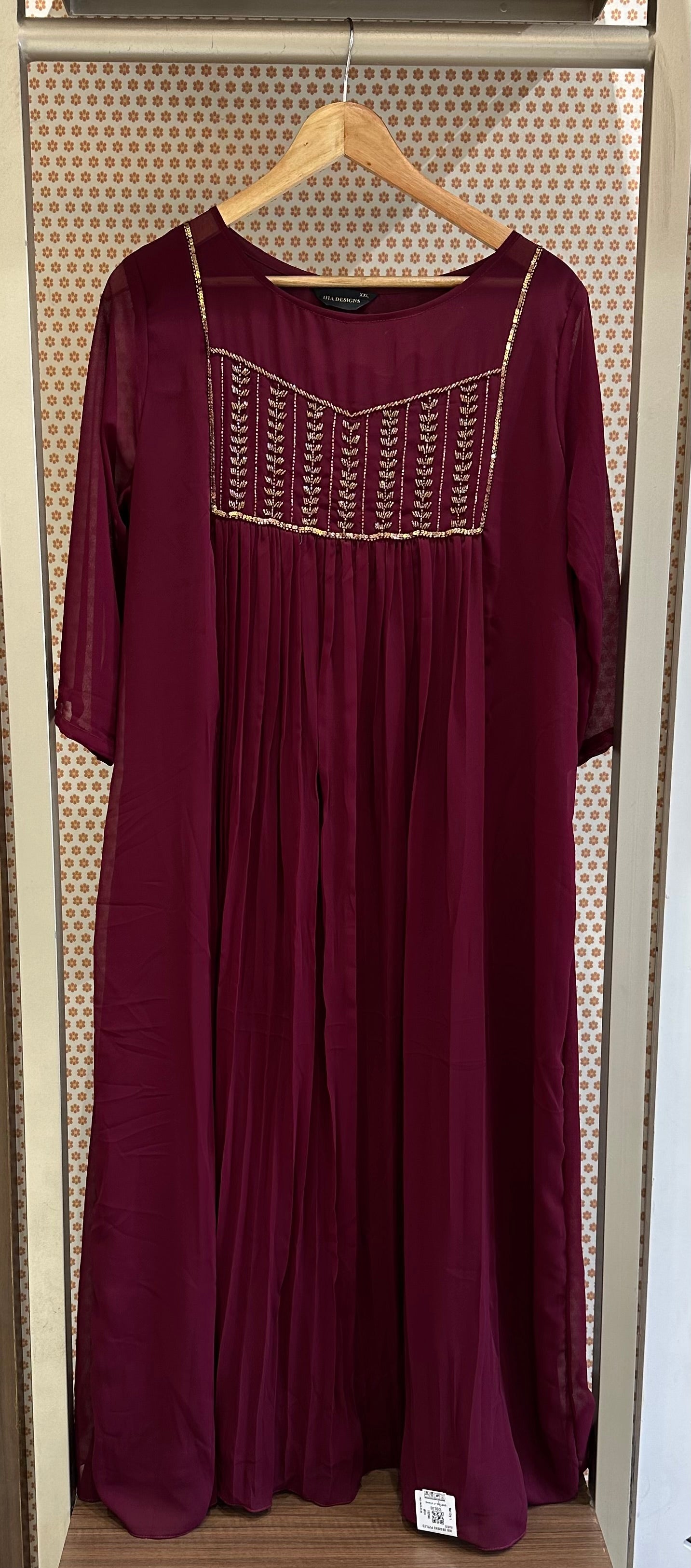 Georgette Handworked Kurtis – Iha Alappuzha Collection – IHA 27135