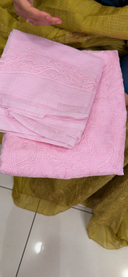 NET KOTA UNSTITCHED SALWAR SUITS -  IHA 34645