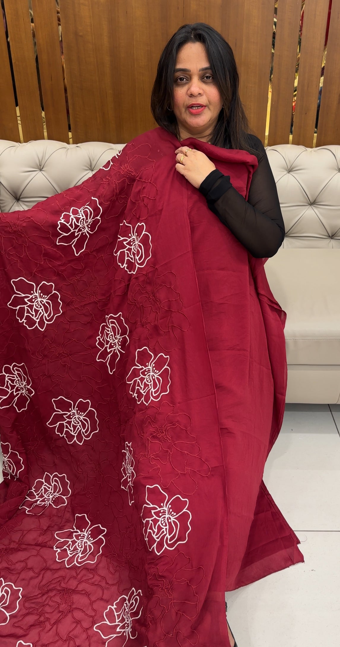 SEMI RAW SILK UNSTITCHED SALWAR SUITS - IHA 28814