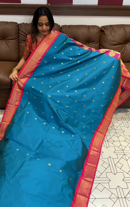 SEMI SILK SAREES - IHA 18756