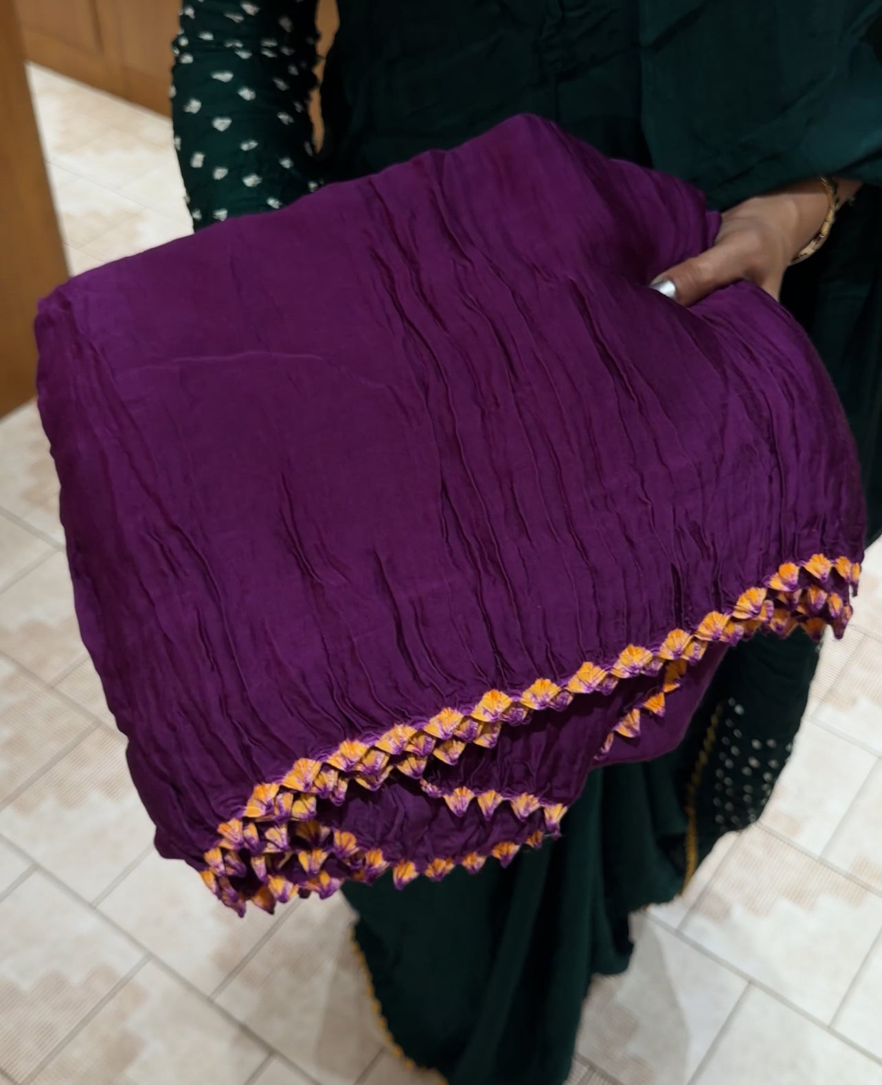 BANDHEJ PRINTED SAREES - IHA 30779