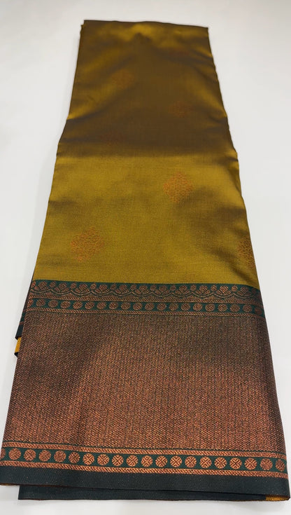 SEMI SOFT SILK SAREE - IHA 16987