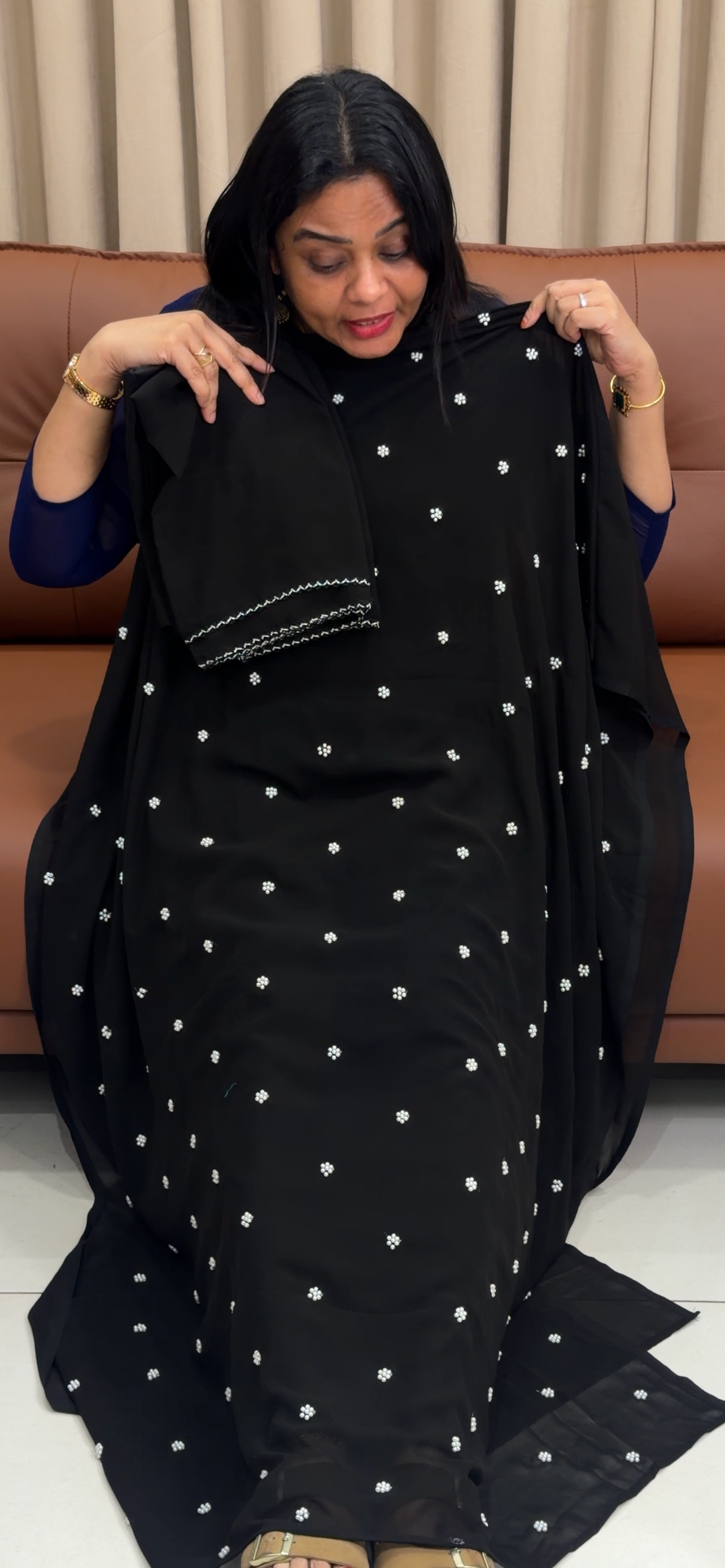 FAUX GEORGETTE UNSTITCHED SALWAR SUITS - IHA 33663