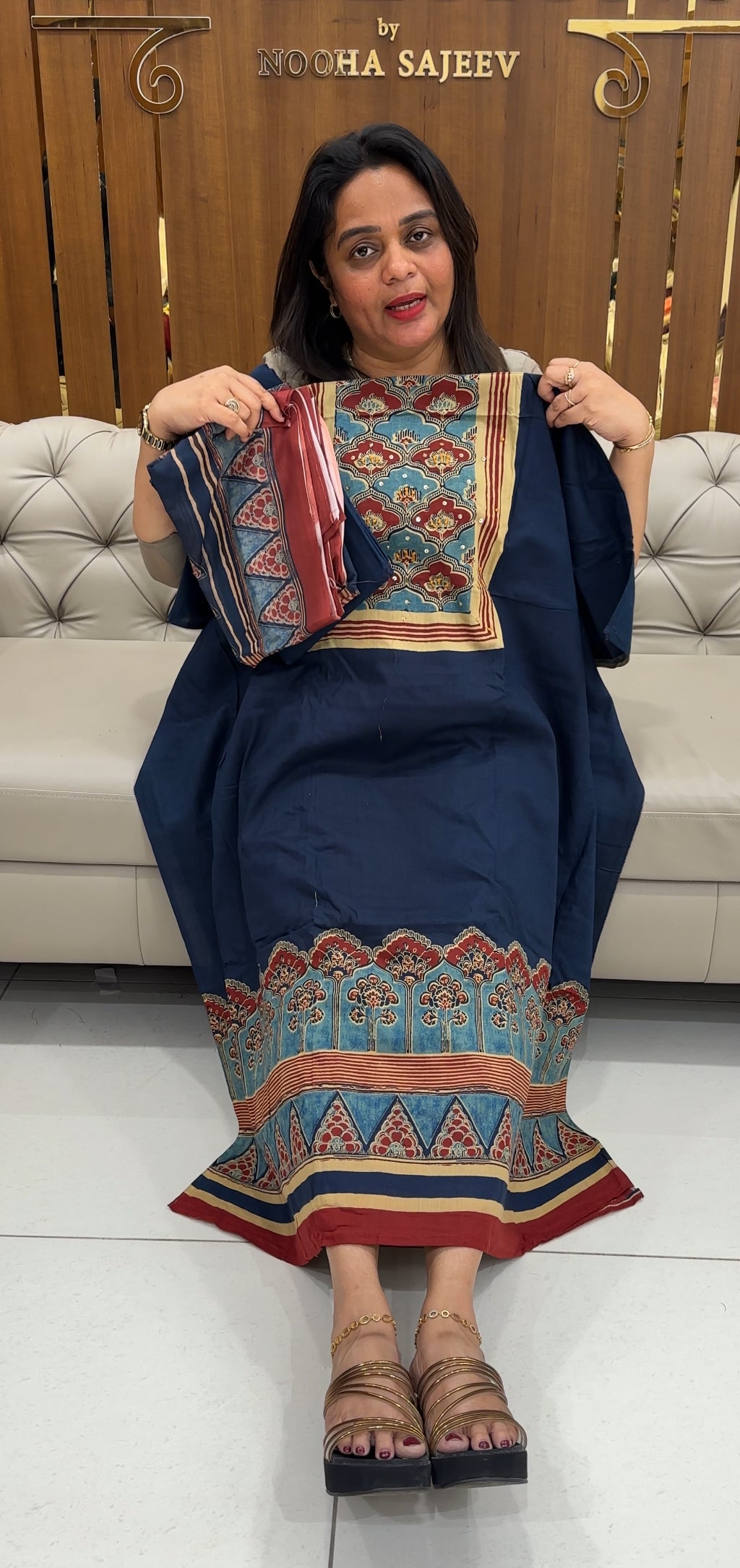 COTTON UNSTITCHED SALWAR SUITS - IHA 25847