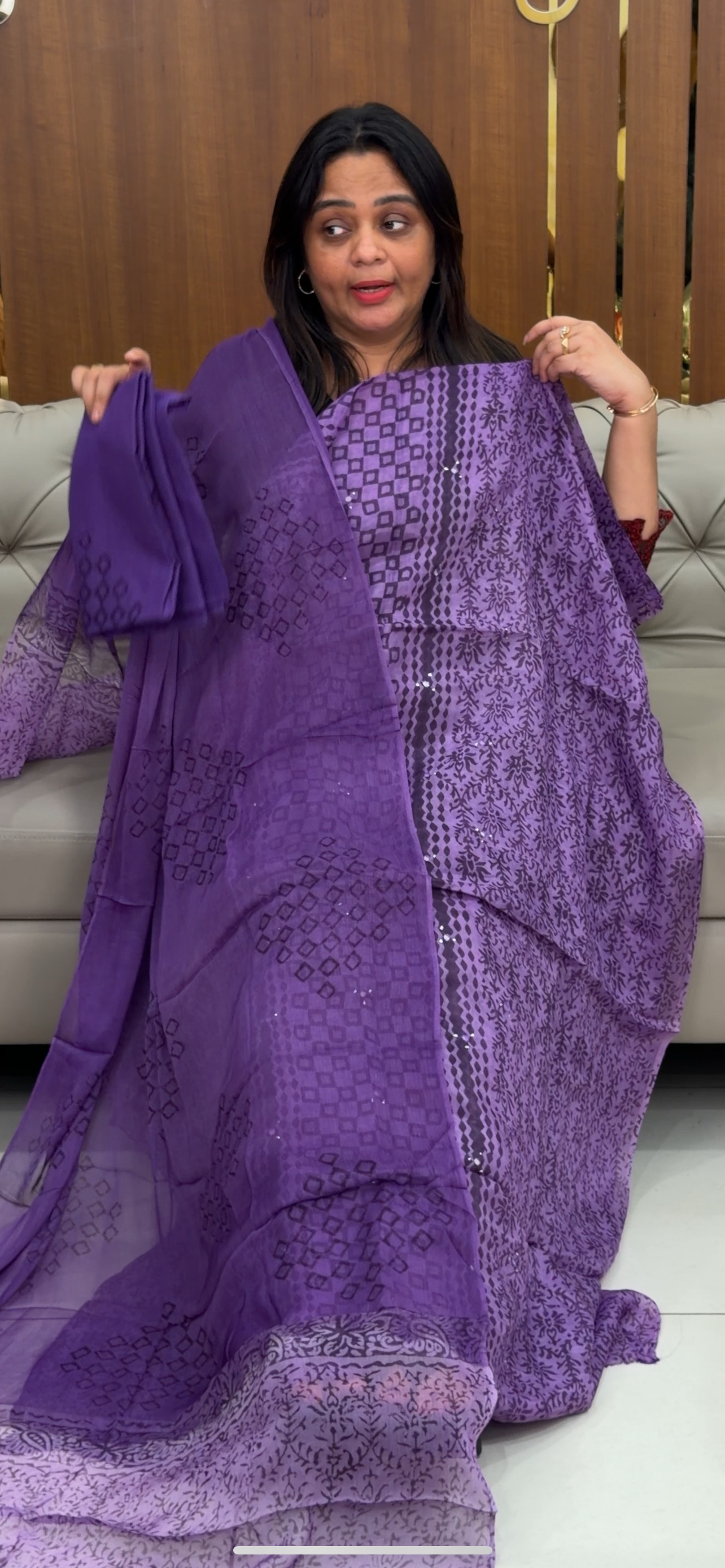 VISCOSE ORGANZA UNSTITCHED SALWAR SUITS - IHA 29196