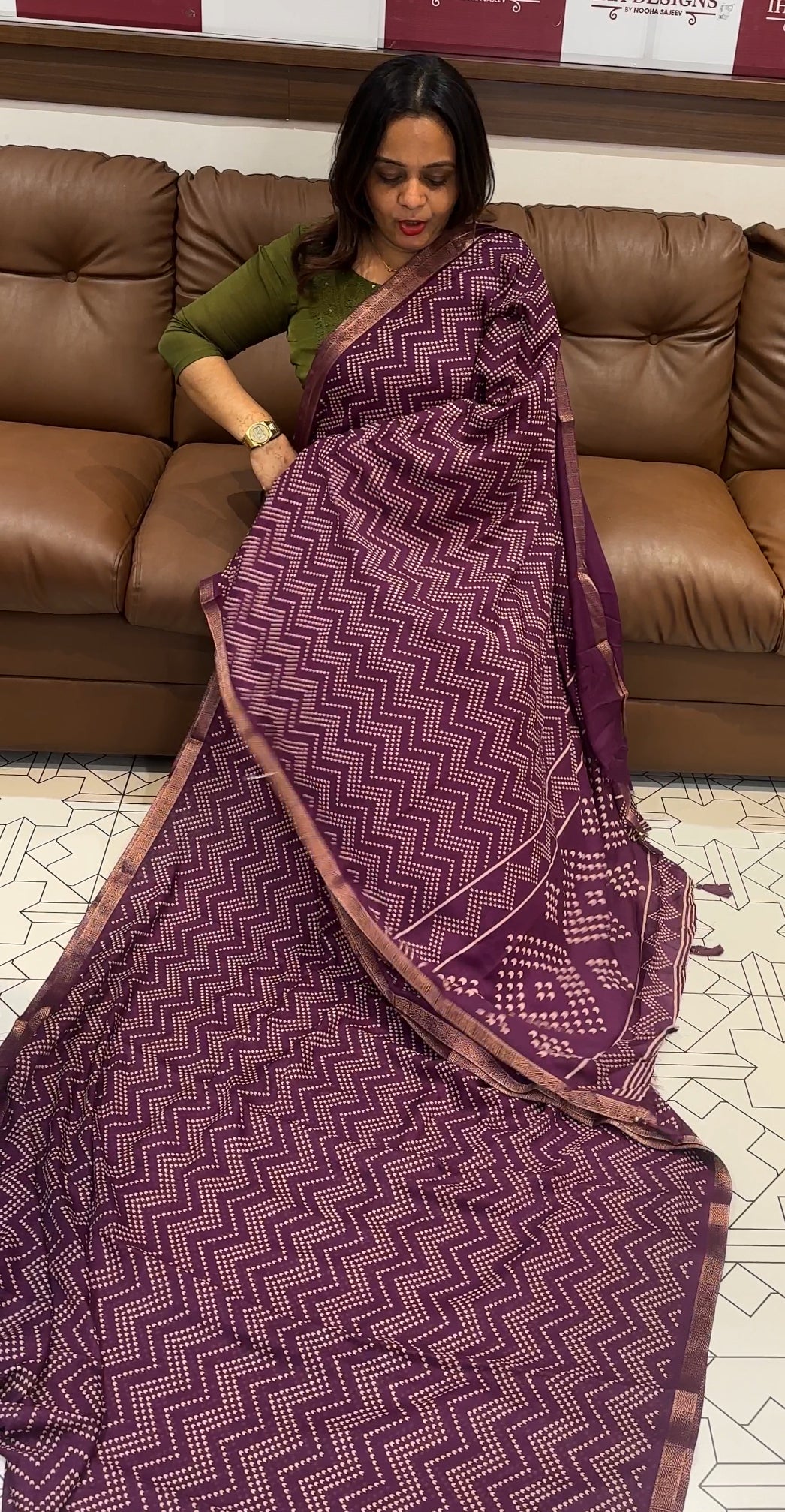 SEMI MODAL SAREE - IHA 19576