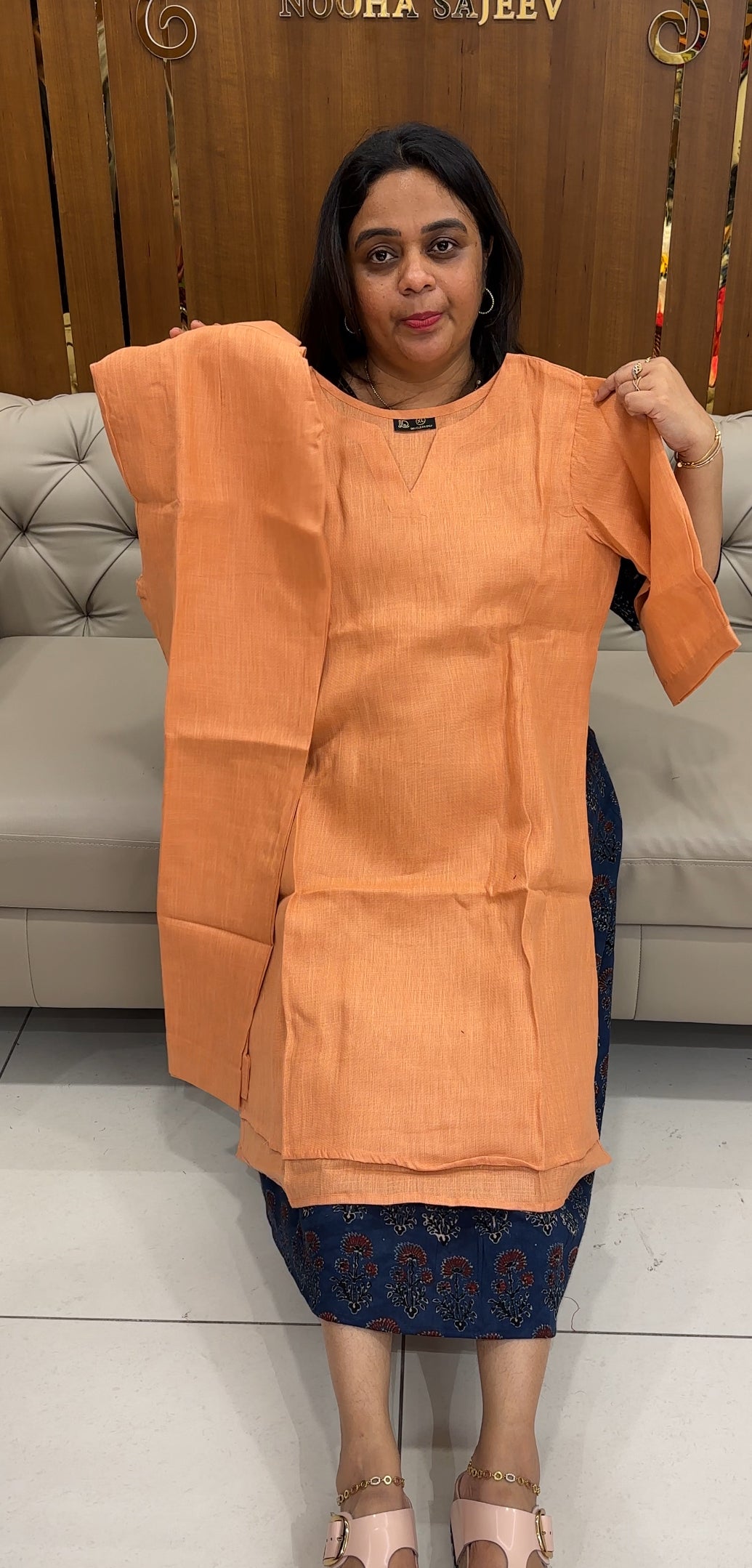 LINEN TOP AND BOTTOM - IHA 26890