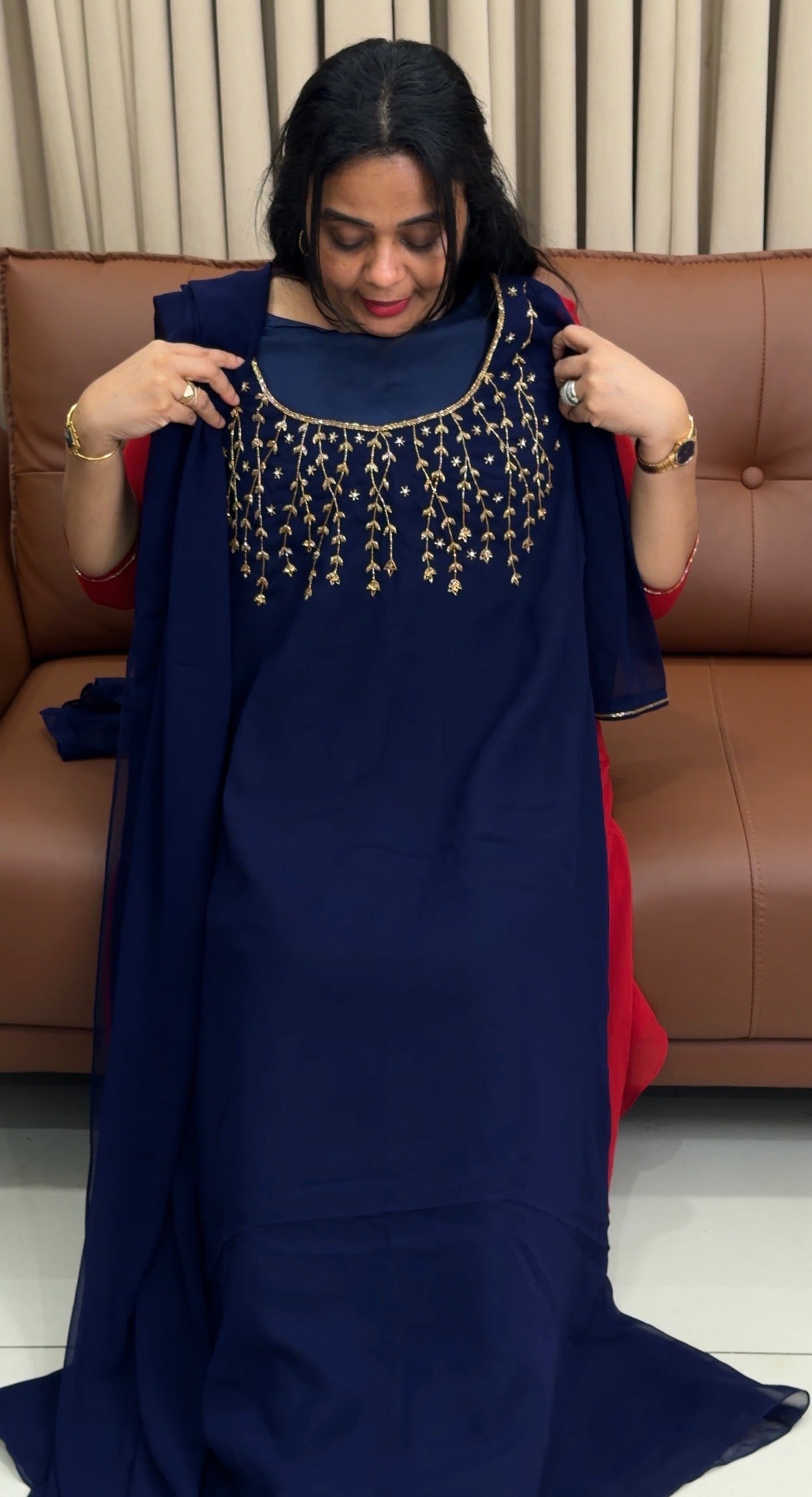 IHA'S IN-HOUSE HANDWORKED ALINE TOPS - IHA 34588